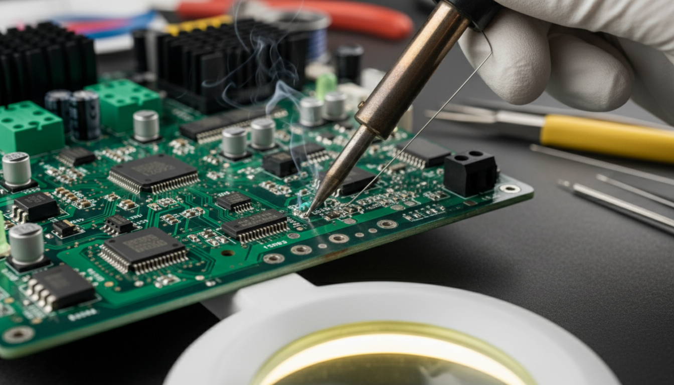 【2025年版】電子工作のはんだ付け完全ガイド | 初心者でも失敗しない基本とコツ