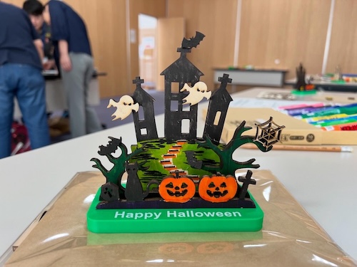 ハロウィン飾り完成例1