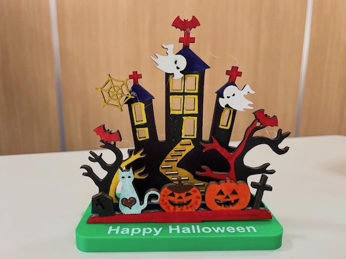 ハロウィン飾り完成例3