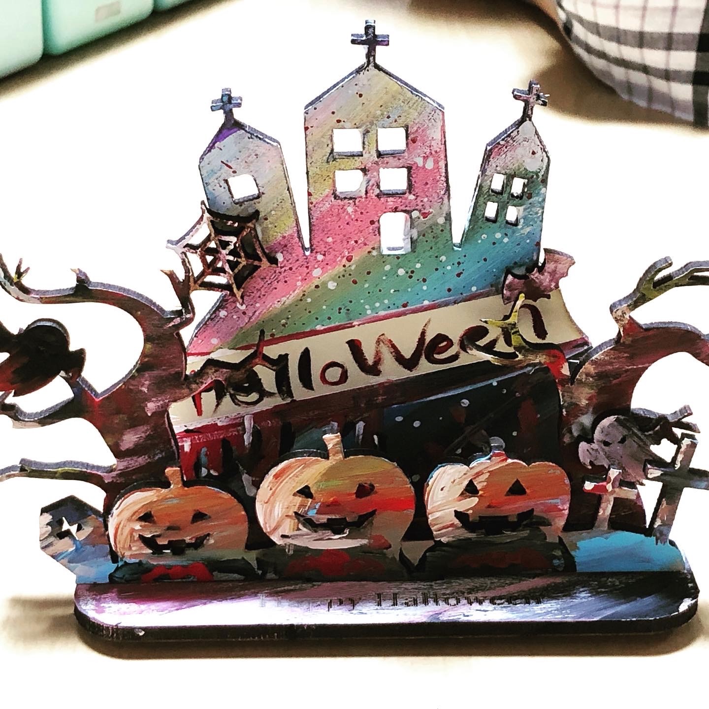 アクリル絵の具で塗装した例1