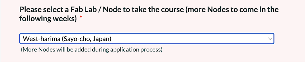 Fab Academy Registration