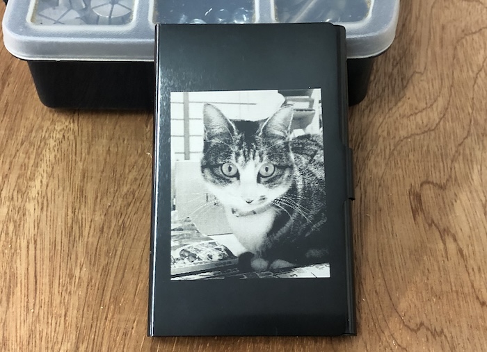 アルマイト彫刻テスト